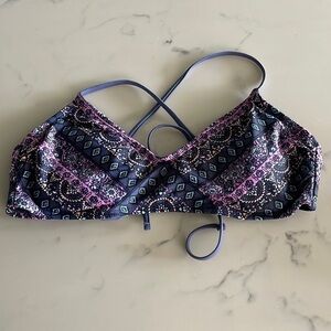 xhilaration bikini top / L / paisley print